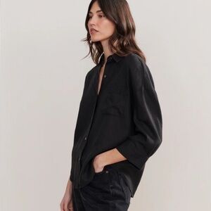 Jenni Kayne linen Logan button down shirt
